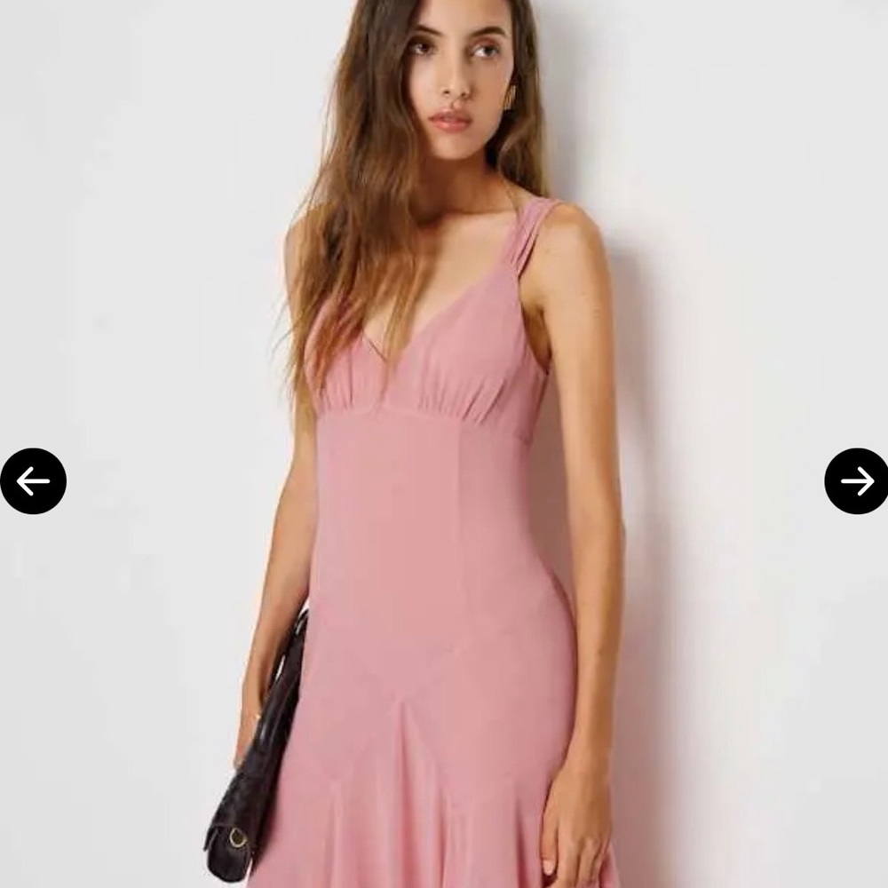 Reformation Dusty Pink Narcissa Dress RARE